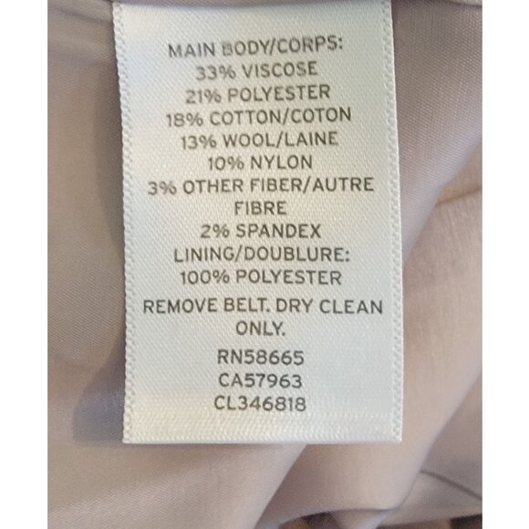 Classiques Entier Tweed-Like Sleeveless Dress, Cream, Womens Size 12 - Picture 7 of 7